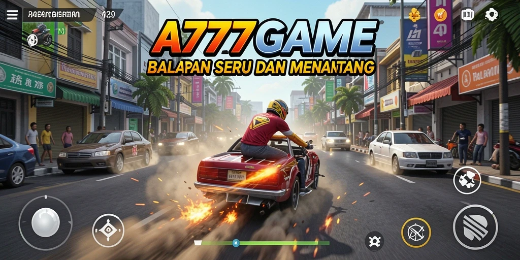 Tampilan seru dan mendebarkan dari gameplay A777GAME.
