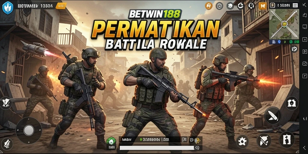 Gameplay seru di BETWIN188 dengan strategi Battle Royale.