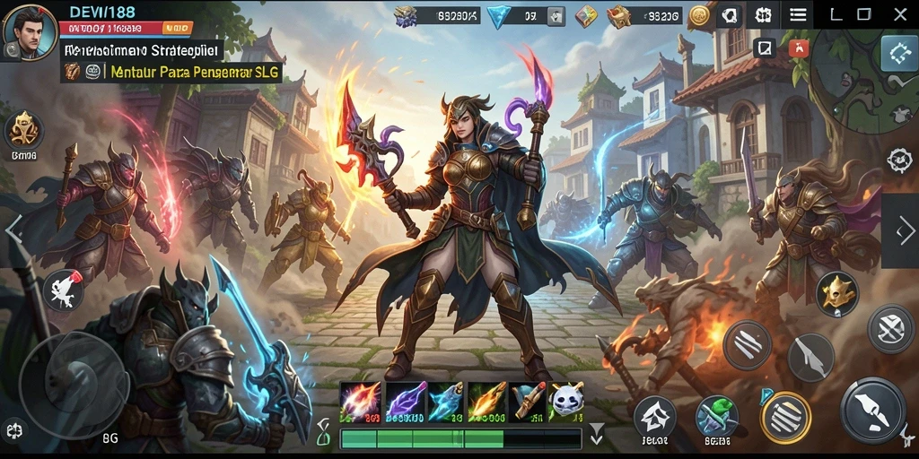 Tampilan gameplay menarik DEWI188 dengan interaksi strategis antar pemain.