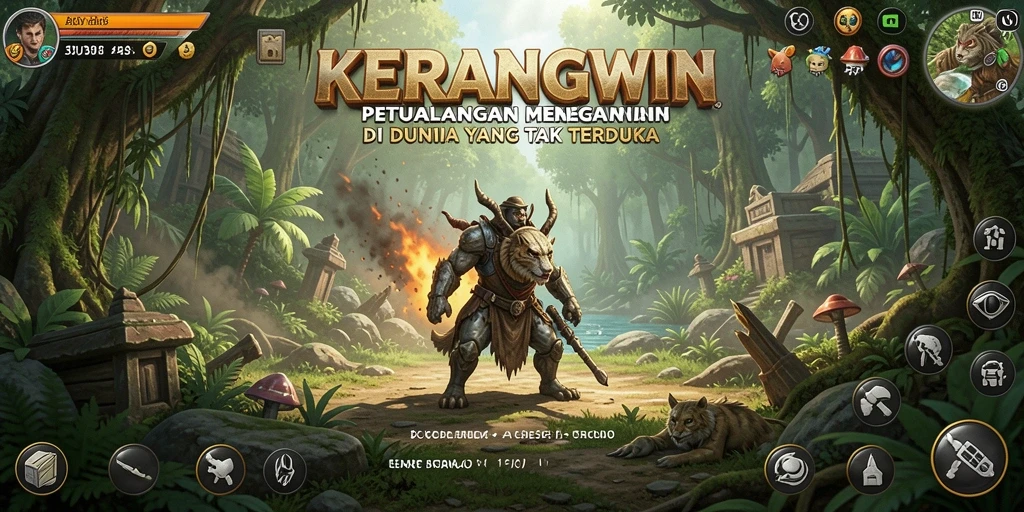 Tangkapan layar KERANGWIN menampilkan gameplay seru dan penuh aksi.