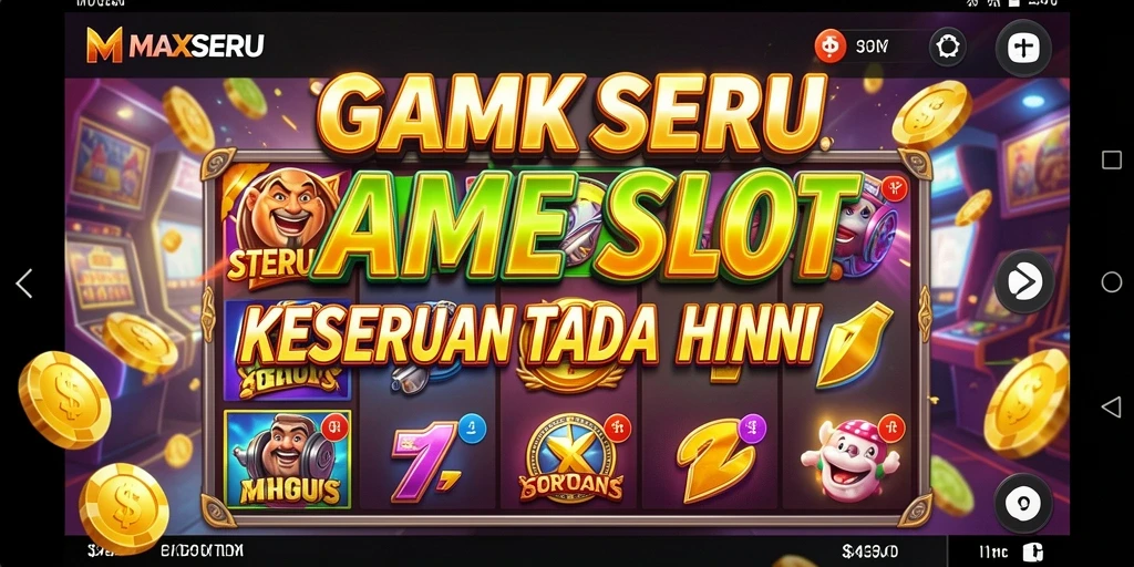 Tampilan permainan Slot pada MAXSERU yang menghibur.