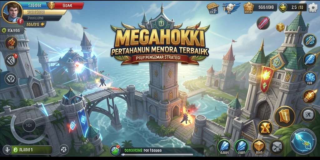 Tampilan gameplay MEGAHOKI yang menarik dan penuh aksi.