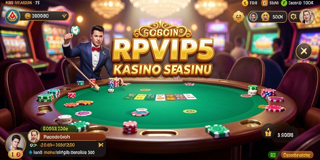 Screenshot utama RPVIP5 menampilkan gameplay kasino yang mendebarkan.