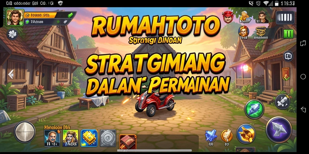 Tampilan gameplay RUMAHTOTO yang menegangkan dan penuh strategi.