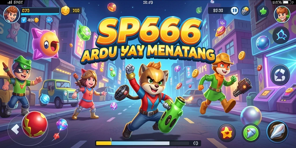 Screenshot gameplay SP666 menampilkan aksi seru dalam permainan Arcade.