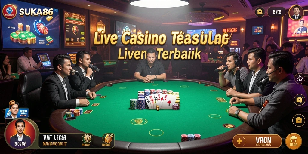 Tampilan gameplay menarik dari SUKA86 dengan dealer langsung.