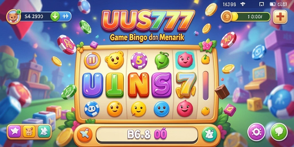 Screenshot utama UUS777 menampilkan gameplay Bingo yang seru.