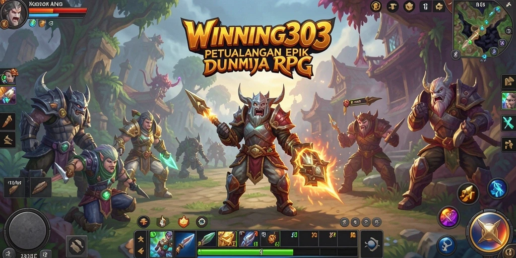 Gameplay seru dalam WINNING303 dengan petualangan RPG yang mendebarkan.
